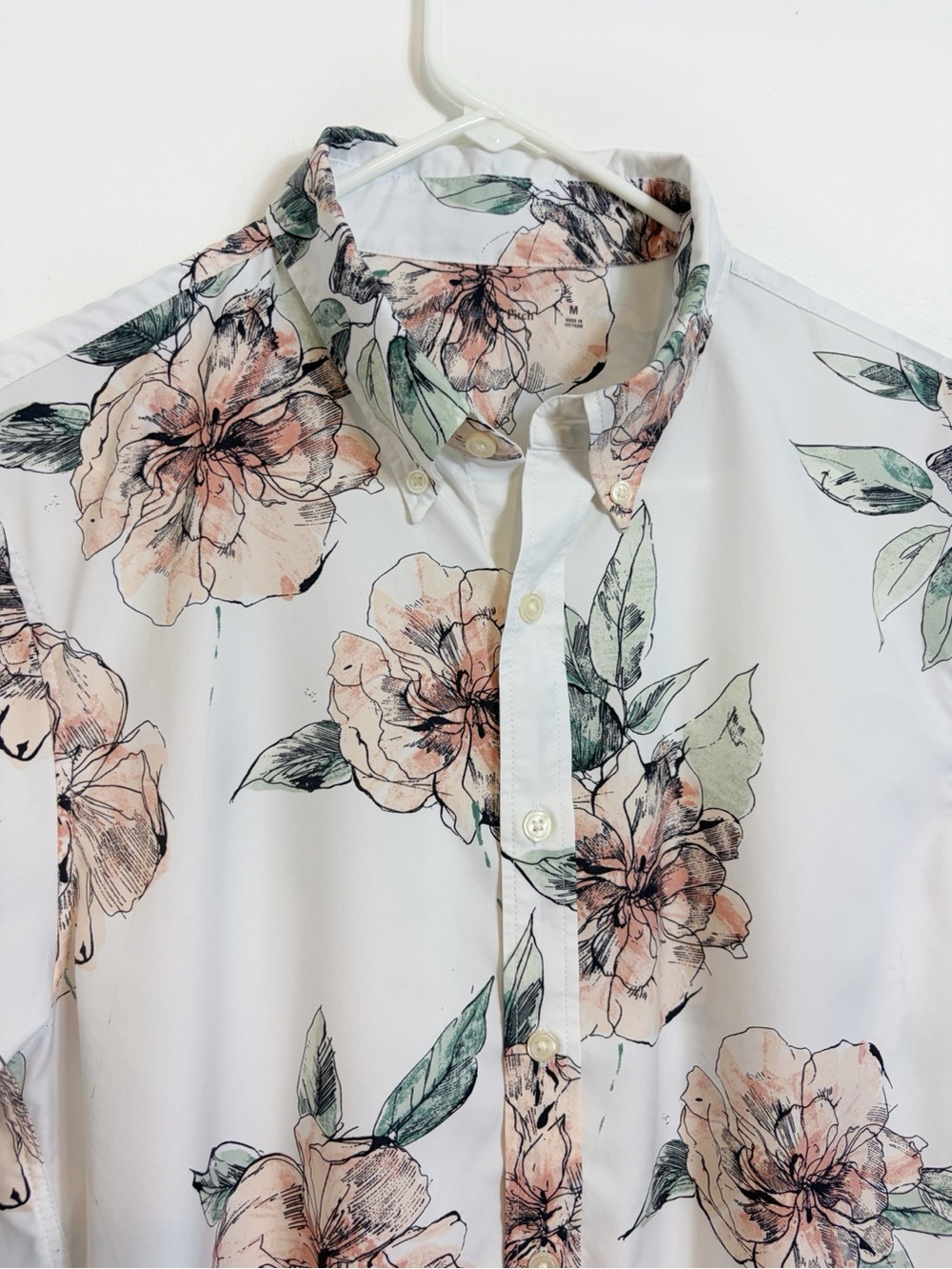 Abercrombie & Fitch Floral Short Sleeve Button Down Shirt